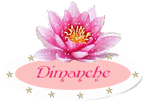 Gif animé Bon dimanche lotus